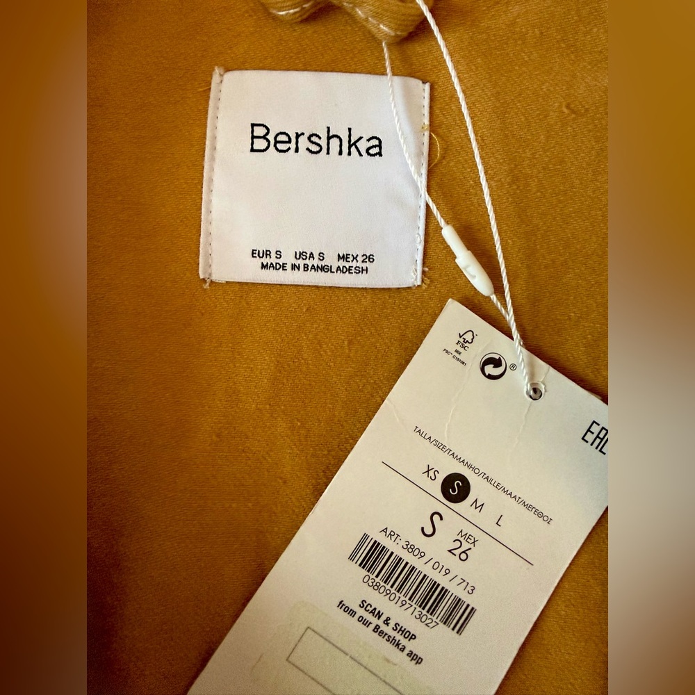 NWT Bershka Canvas Jacket - Picture 3 of 3